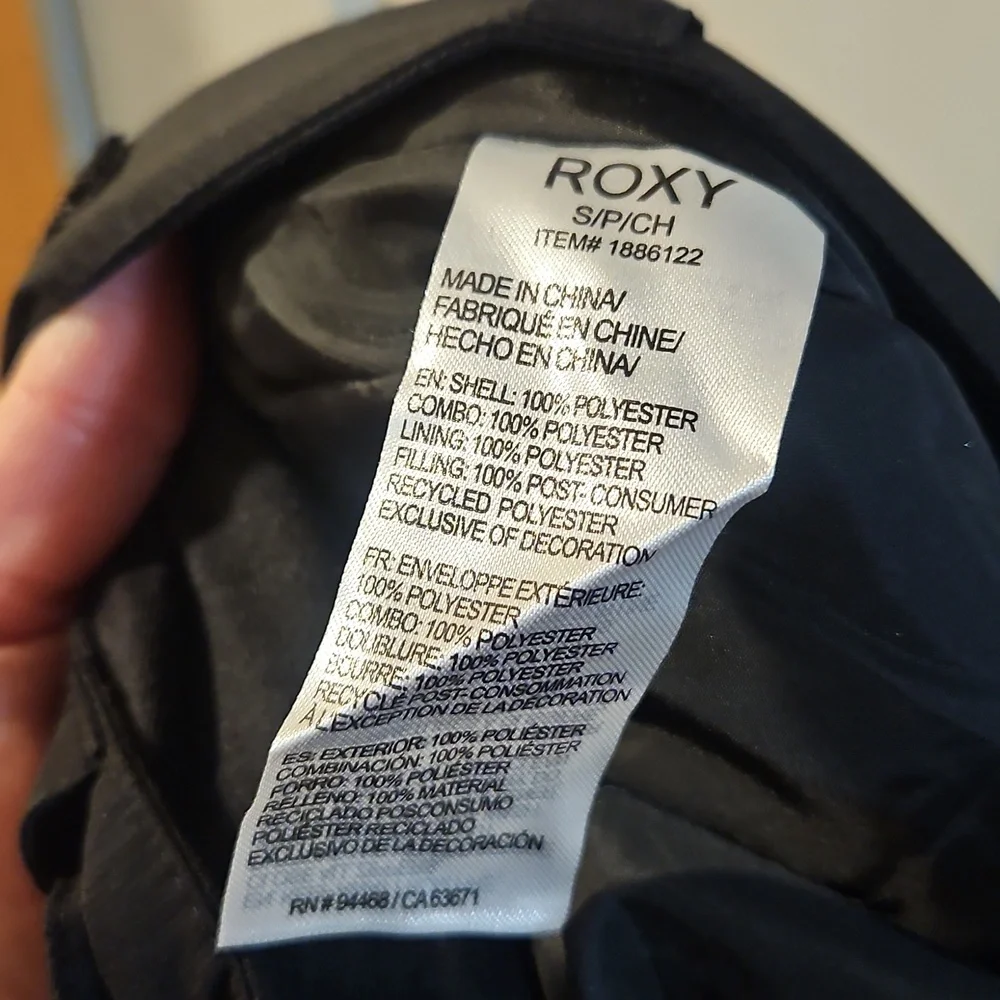 ROXY SNOW PANTS: BLACK: NEW WITHOUT TAGS: SIZE SMALL_5